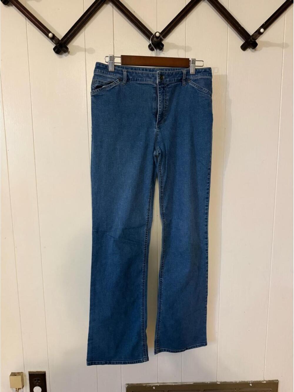 J. Jill Dark Blue Flare Jeans